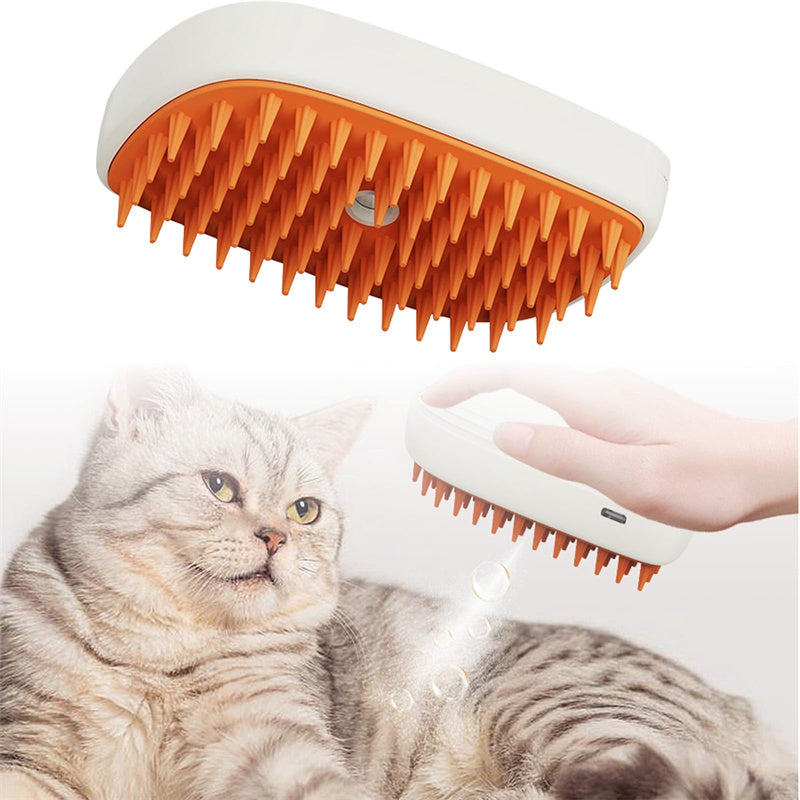 Unleash The Power of Grooming with the USB Rechargeable Pet Steam Brush